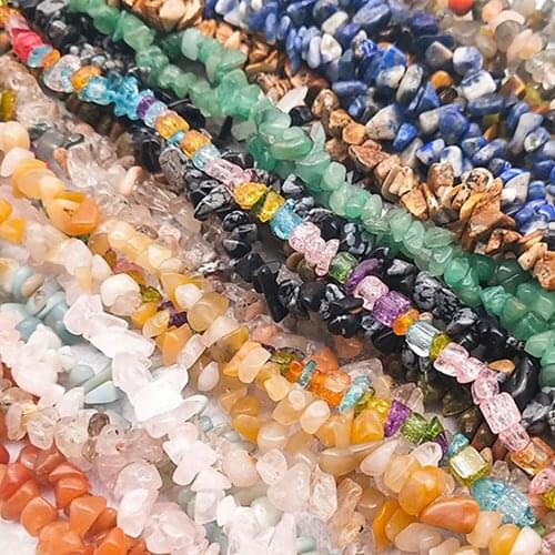 100g/200g Natural Crystal Gravel Chips Beads Colorful For Jewelry Making Irregular Gravel Beads Bracelet