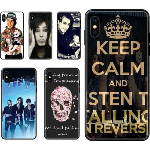 Rare Falling In Reverse Black Soft TPU Print Cover Case For Galaxy S5 S6 S7 S8 S9 S10 S10e S20 edge Lite Plus Ultra