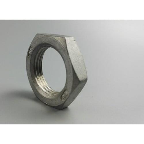 Brand New 1-1/4"Lock Nut O-Ring Groove Pipe Fittings Stainless Steel SS 304 New High Quality