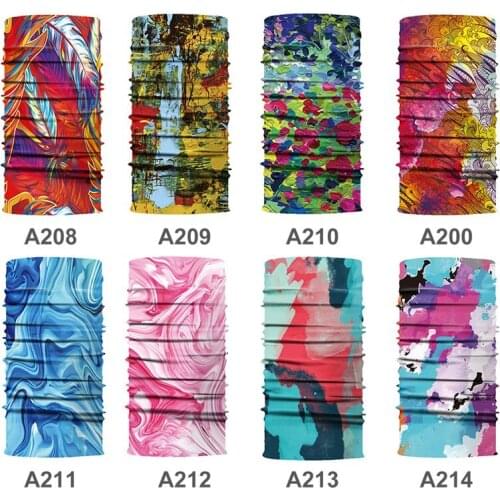 Flag Digital Printed Multi Functional Scarf Dustproof Face Cover Outdoor Sport Cycling Head Face Magic Scarf