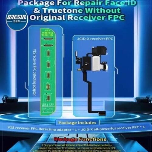 JC JCID V1S receiver FPC detecting adaptor for repair iPhone face ID original color Ear Earpiece flex all-powerful receiver FPC