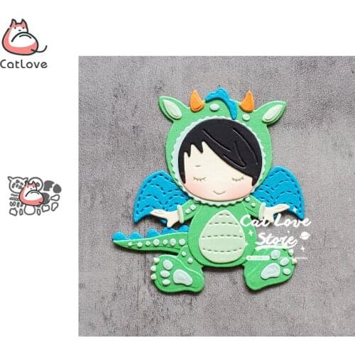 Catlove Dinosaur Baby Animal Metal Cutting Dies Scrapbooking Stencil Die Cuts Card Making DIY Craft Embossing New Dies For 2020
