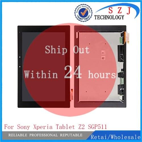New 10.1'' inch For Sony Tablet Xperia Z2 SGP511 SGP512 SGP521 SGP541 LCD display with touch screen assembly free shipping