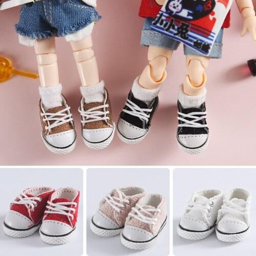 Ob11 doll shoes canvas shoes Molly baby shoes sister head Holala GSC fashion band solid color all-match shoes