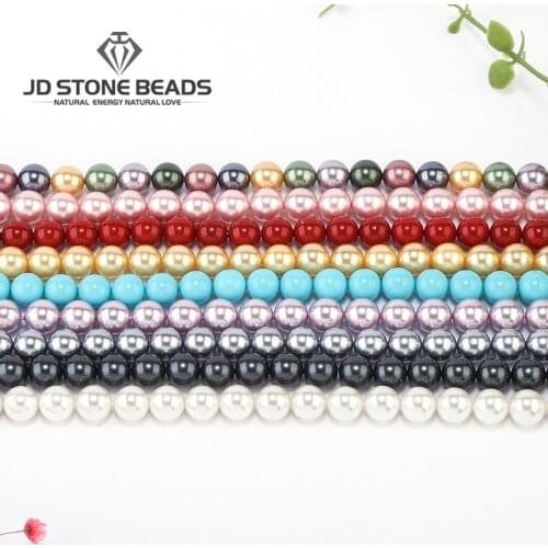 Wholesale Colorful Shell Beads Semi-Finished Loose Beads Handmade Diy Bracelet Necklace Accessories Pick Size For Jewelry Making