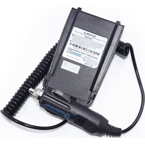 Original Wouxun KG-UV8D Walkie Talkie Car Battery Eliminator Car Charger for Wouxun KG-UV8D Plus Portable Two-way radio