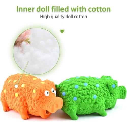 Squeak Dog Toys Pig Toy Grunting Latex Toy Dog Chew Clean teeth Toys Pet Sound Dog Molar Pet Training Products