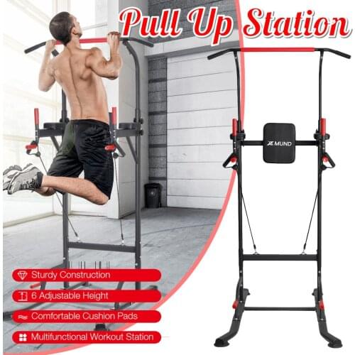 Power Tower Dip Station Pull Up Traction Horizontal Bar Home Gym Strength Training Durable Single Bars Push Ups Stands Equipment
