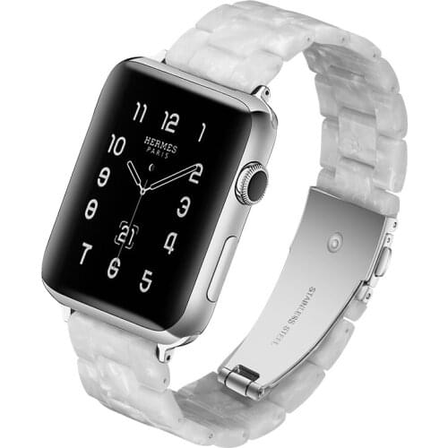 Newest resin watch band for apple watch 1 2 3 4 5 iwatch 38mm 42mm 40mm 44mm watch strap watchbands