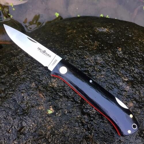 Brother Knife 1502Gfolding knife Pocket knives Floder Slip Joint Modern Traditional 440C Blade EDC Collection