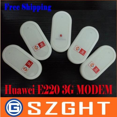 Super big Promotion!Free shipping Cheap UNLOCKED HUAWEI E220 3G HSDPA USB MODEM 7.2Mbps wireless network card support
