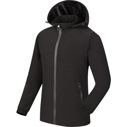 Hoodies Men Loose Jacket Warm Zipper Sportswear Autumn Winter Ball Tactical Mountaineering Clothing Direct Sales Men Jackets 5XL