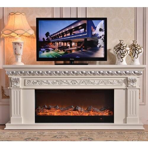 Living room decorating warming fireplace W148cm wood fireplace mantel electric fireplace insert LED optical artificial flame