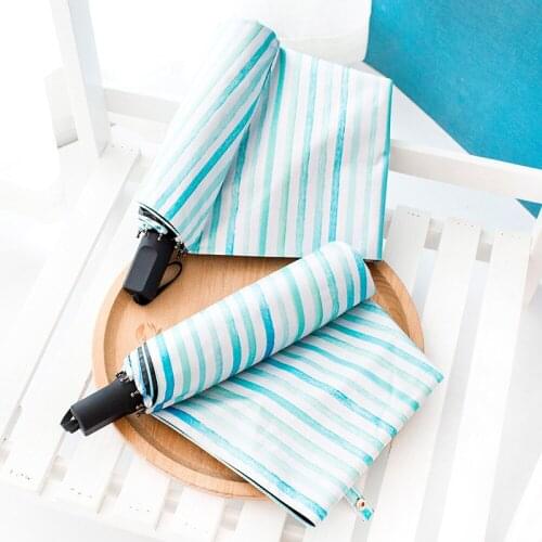 Student umbrella sun umbrella UV protection sunscreen adult simple vinyl folding umbrella rain and sun dual-purpose parasol