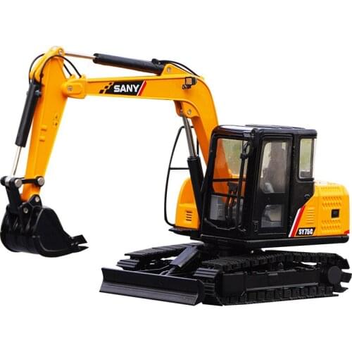 1/35 Metal Alloy Die Casting Sany SY75C-9 Excavator Simulation Car Model Adult Collection Childrens Toys