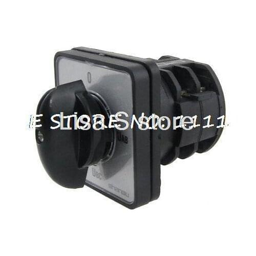 380V/AC 220V/AC 4 Position l Plastic Combination Switch Rotary Cam 8 Screw Terminals Changeover Switch Pcxhl WIth Free Shipping