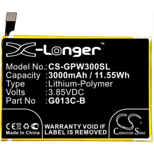 Cameron Sino 3000mAh battery for GOOGLE G013C Pixel 3 XL G013C-B Mobile, SmartPhone Battery