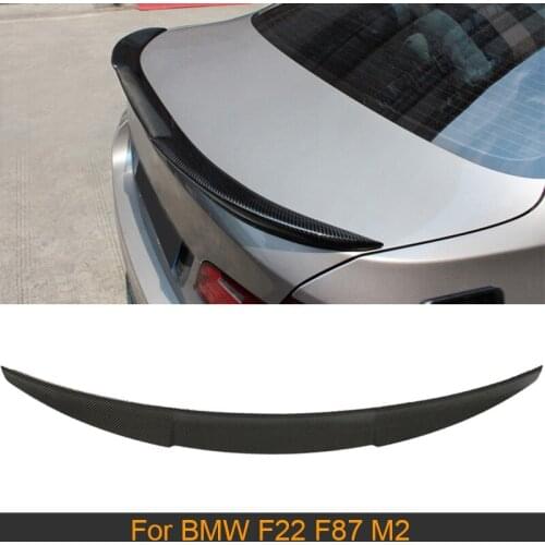 Carbon Fiber Car Rear Trunk Wing Spoiler for BMW 2 Series F22 F87 M2 220i 228i M235i Coupe 2014-2018 Rear Trunk Lip Wing Spoiler