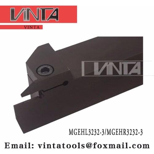 Free shipping MGEHL3232-3 / MGEHR3232-3 CNC lathe parting and grooving tool holder bar cut off tools