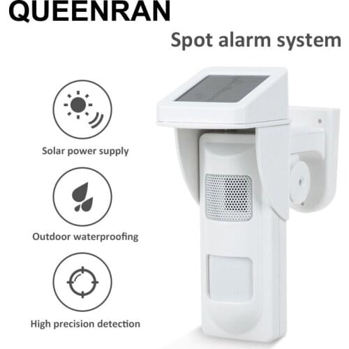 Wireless Outdoor Solar Siren Sensor For 433MHz Alarm PIR Motion Sensor Pet Immunity IP-65 Waterproof Detector Smart Home Safety