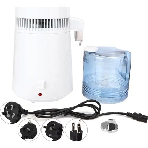 Water Distiller Stainless Steel 4L Distilling Pure Water Machine Distilled Water Making Machine
