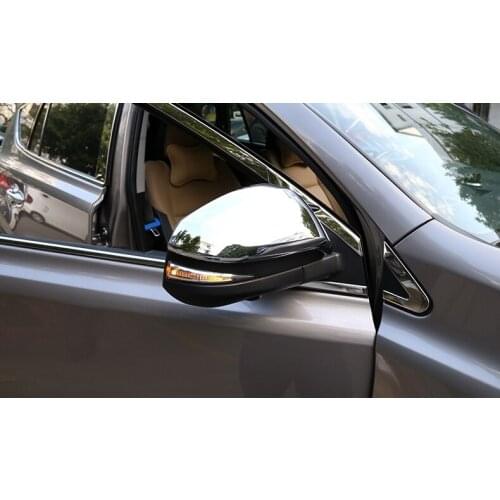 For Toyota RAV4 RAV 4 2016 2017 Car Rear-view Mirror Covers Shell Rearview Mirror Edge Guards Cover Car accessories