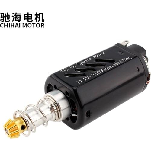 Chihai motor CHF-480VA-7019T long shaft 31000RPM bonded Nd-Fe-B High Speed dc motor for M4AI jinming8 SCAR v2 Water Bomb Toy Gun