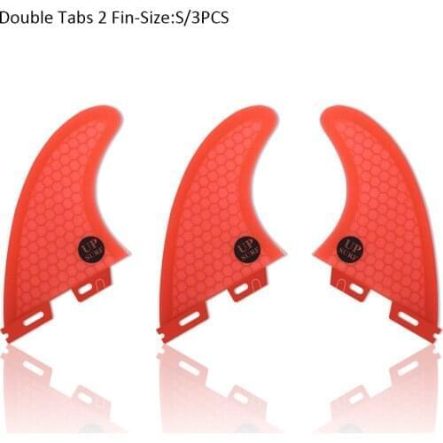 Surfboard Double Tabs 2 Fins S/M/L+GL fins Tri fin Set Surfboard Fin Fibreglass Fins Double Tabs 2 Quilhas Fins