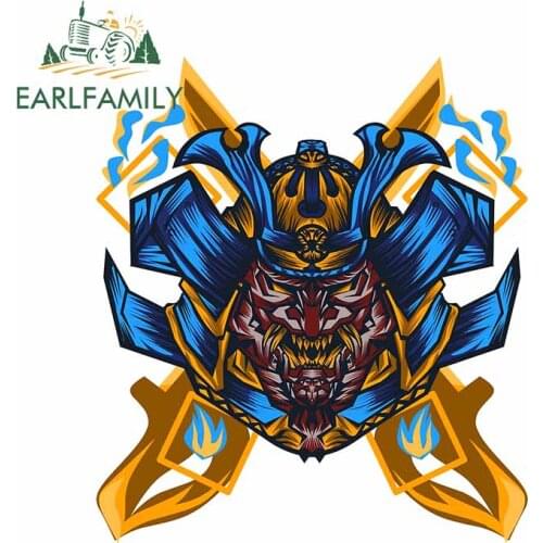 EARLFAMILY 13cm x 11.2cm For Samurai Knife Windows Decal Campervan Car Stickers Waterproof DIY Custom Printing for VAN JDM RV