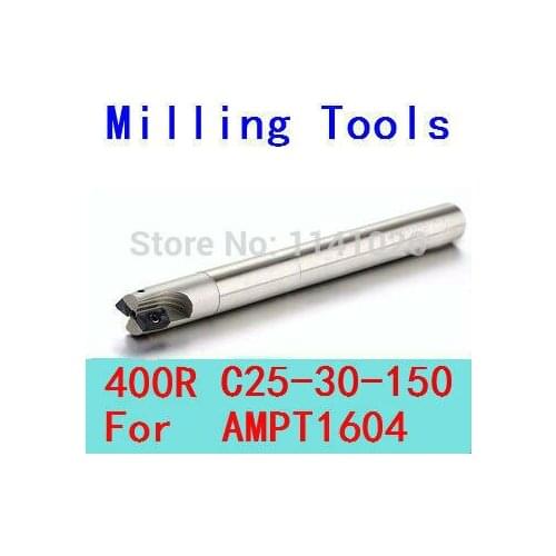 Free Shopping BAP 400R C25-30-150 Indexable Face Mill tool Dia 25mm L=150mm CNC Mill Tools,CNC Tools,For APMT1604