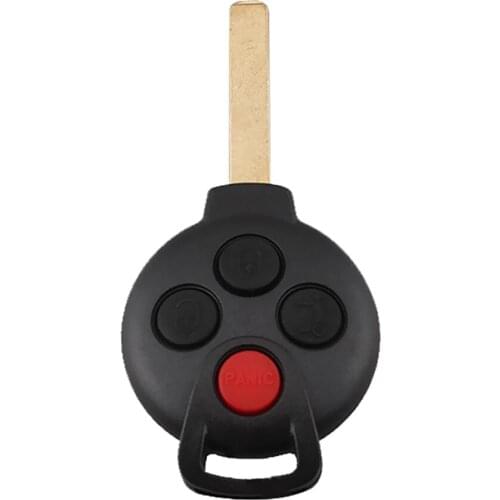 Car Smart Remote key Keyless Entry Fob 4BTN 7941 Chip for 05-15 Smart Fortwo