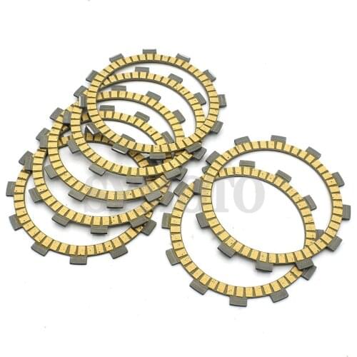 Motorcycle Clutch Friction Disc Plate Kit For YAMAHA TT-R250 TTR250 1999-2006 YZ125 Competition 1991-1992 WR250R WR250X 2011-16