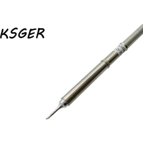 KSGER T12 Soldering Solder Iron Tips T12-C1 C4 CF4 DL52 Welding Iron Tips For FX951 T12
