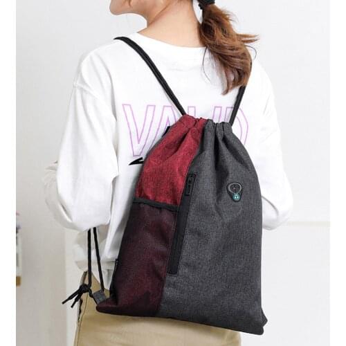 Lightweight Packable Backpack Fashion Casual Unisex Bundle Rope Sport Backpack School Bags Travel Beach Bags For Men Women 2021