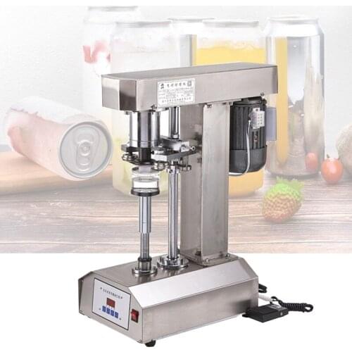 Electric Can sealing machine food Can sealer machine Stainless steel automatic Ring-pull Tinplate Can sealing machine