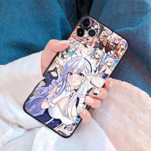Azur Lane Belfast Soft Silicone for IPhone Se 6 6s 7 8 Plus X XR XS 11 12 Mini Pro Max Glass TPU Phone Case Cover Shell