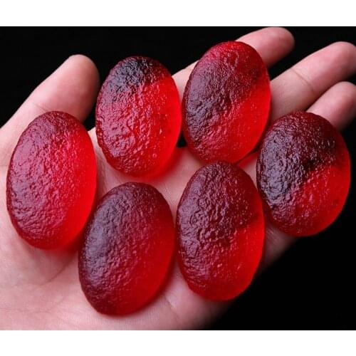 10-13g Natural Czech korla blood meteorite original stone pendant healing spirituality 1pc