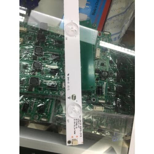 New original LED strips for 32"Philips GJ-2K15 D2P5-315 D307-V3.1 01L68-2 E349376 7 LEDs 615mm aluminum back