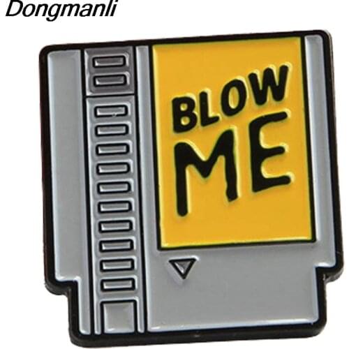 P5620 Dongmanli Retro Creativity Enamel Pins Women Badge Backpack Collar Lapel Hat Jewelry