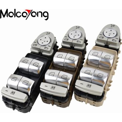 For Mercedes-Benz C-Klasse W205 S205 C180 C200 C220 C250 C300 C400 C450 Front Door Window Switch Orange light 2229056800