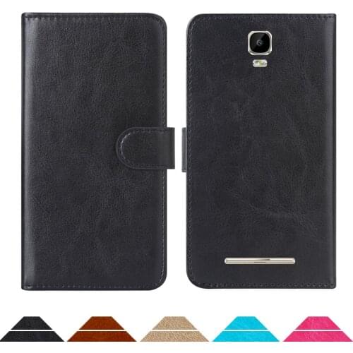 Luxury Wallet Case For DEXP Ixion MS650 PU Leather Retro Flip Cover Magnetic Fashion Cases Strap