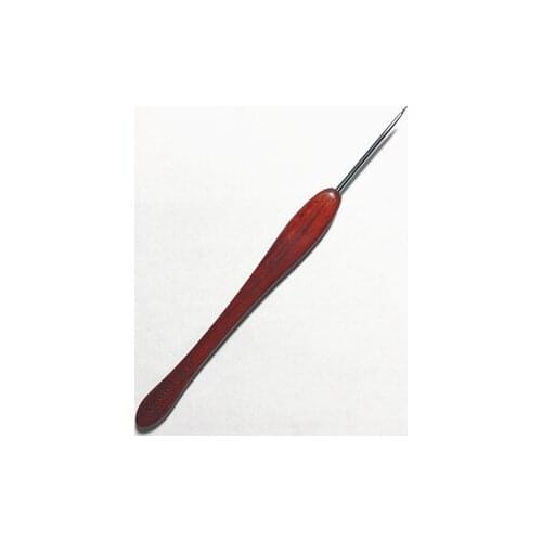 Crochet Red Sandalwood Handle Crochet Hand-polished Stainless Steel Needles Wool Knitting Tools