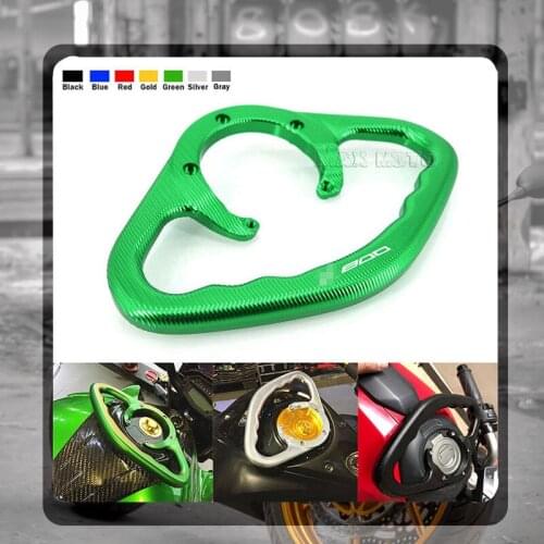 For KAWASAKI Z800 2013 2014 2015 2016 Z 800 Motorcycle CNC Passenger Hand Grip Tank Grab Bar Handles Armrest