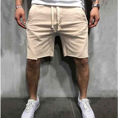 New Fashion Men Sporting Beaching Shorts Trousers Bodybuilding Sweatpants Fitness Short Jogger Casual Gyms Men Shorts
