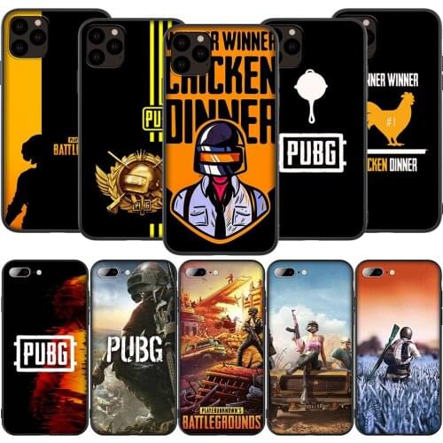 Lavaza K26 Battlegrounds PUBG Silicone Soft Case for iPhone 12 Mini 11 Pro XS Max XR X 8 7 6 6S Plus 5 5S SE 2020