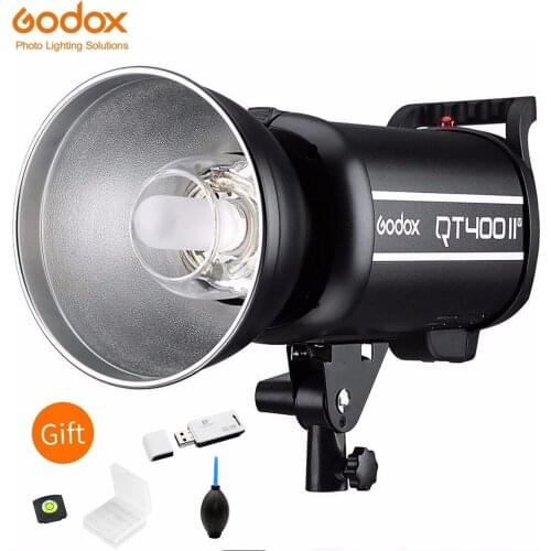 Godox QT400II 400W GN65 1/8000s luce stroboscopica Flash da Studio ad alta velocità con sincronizzazione integrata nel sistema w