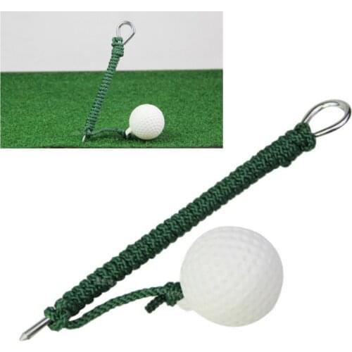 Rope Golf Ball Hit Shot Putting Training Practice Aid Swing Sports Practice Easy Operation Sports