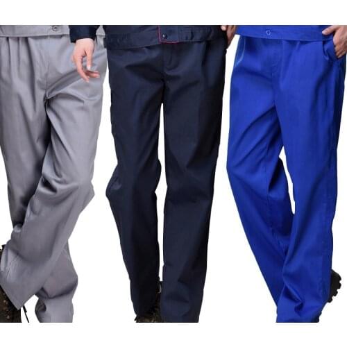 Spring Work Clothes Mens Cargo Pants Auto Repair Breathable Workshop Factory Dropshipping Durable Mechanical Straight Trousers