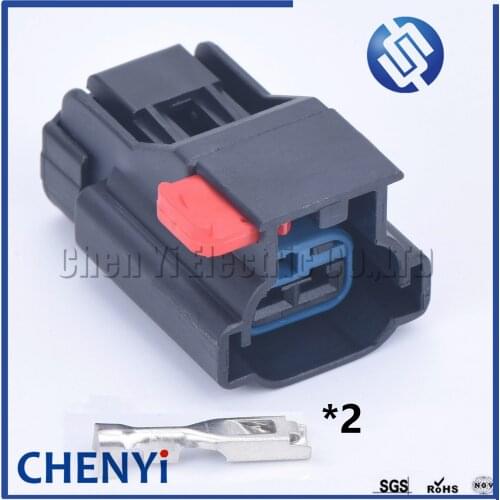 1 Set 2 Pin 2.8mm female 54200206 54200210 Automotive Light Plug Car Lamp Socket Connector For Benz Auto