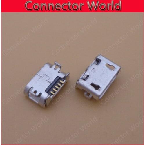 2pcs/lot Micro mini usb jack socket Dock plug Connector For Wiko Highway Star 4G Charger Charging Port Replacement repair parts